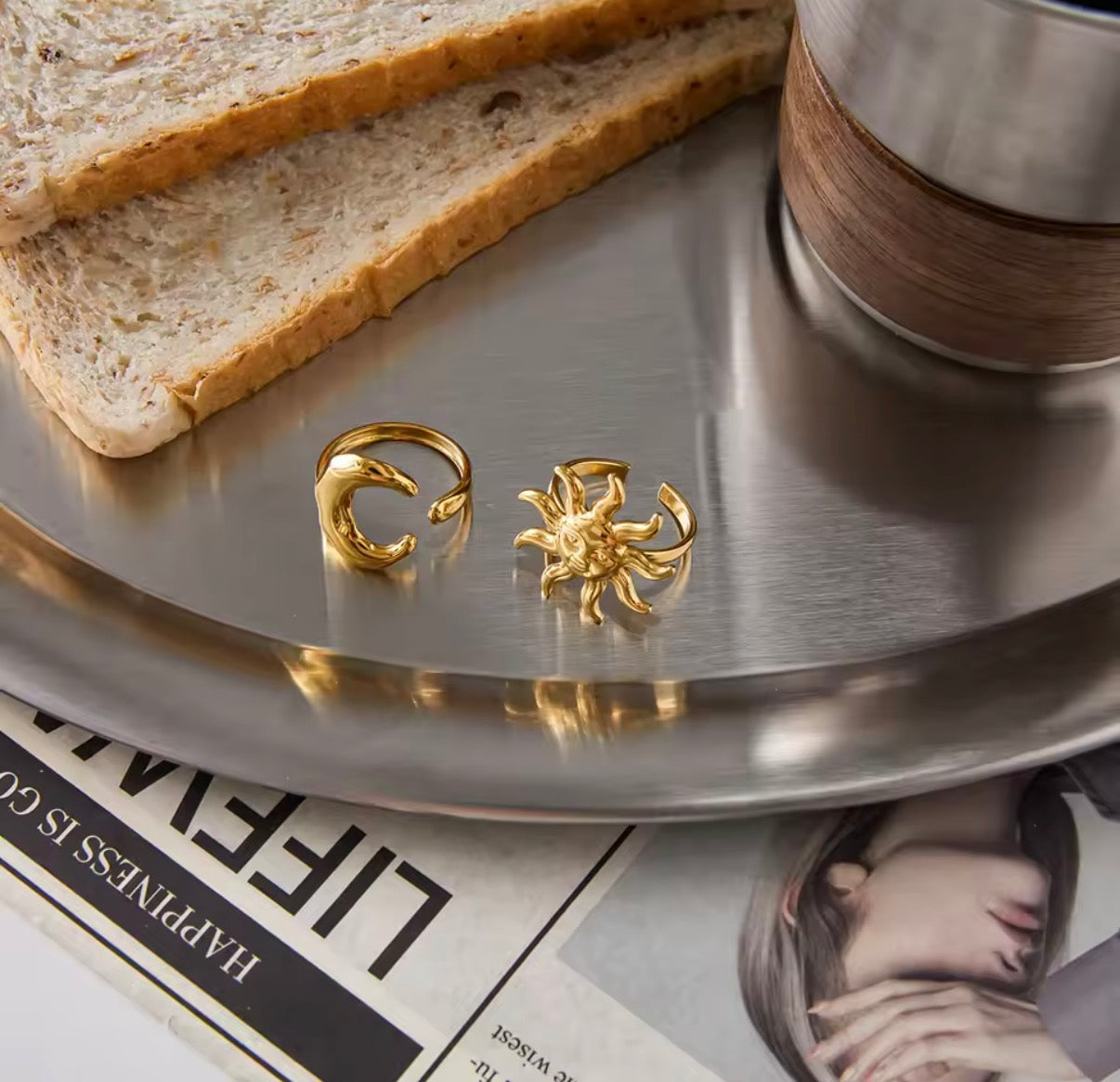 Cosmic Stainless Steel Ring