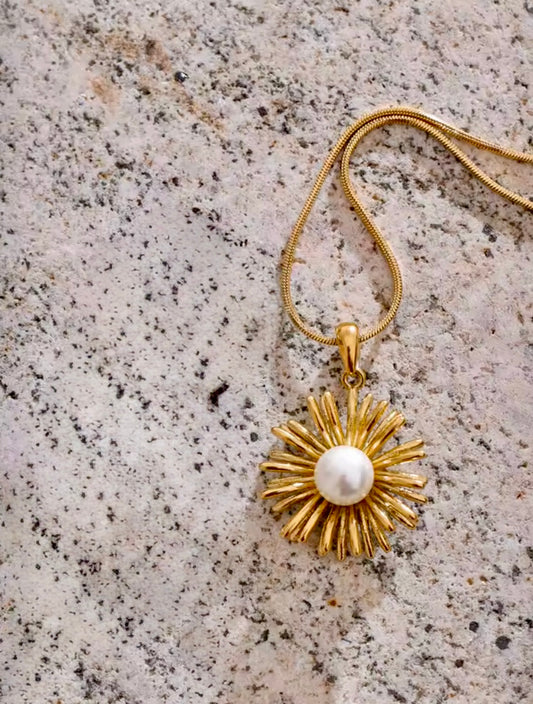Daisy Stainless Steel Necklace