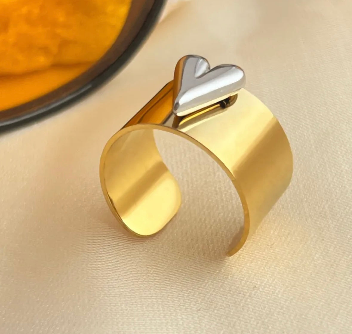 Sweet Love Stainless Steel Ring