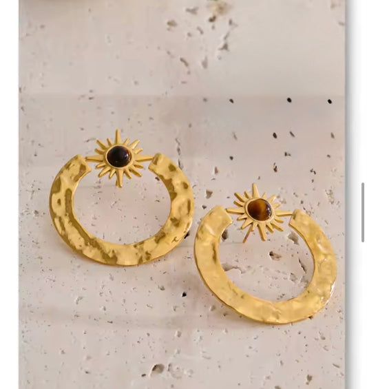Universe Stainless Steel Earrings