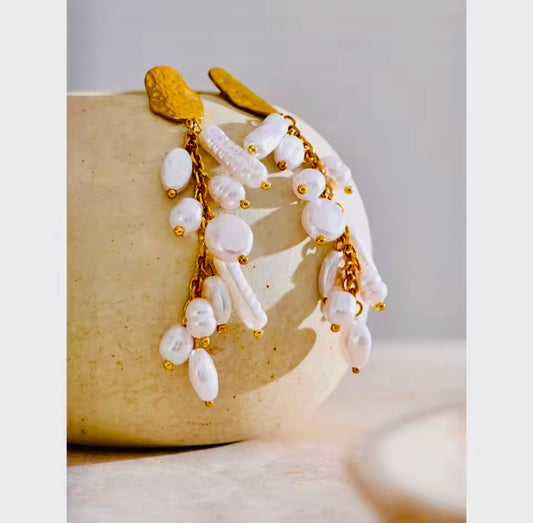 Stormy Stainless Steel Earrings