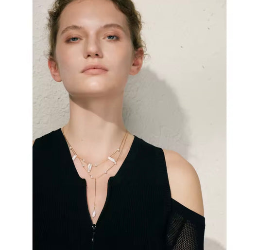 Baroque Stainless Steel Necklace