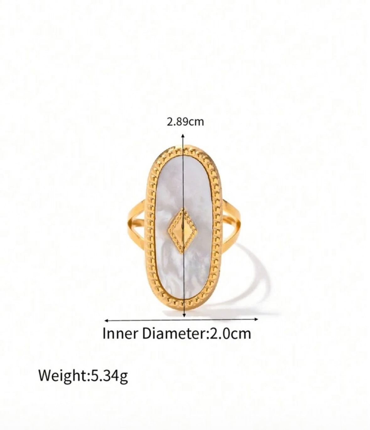 Camille Stainless Steel Ring