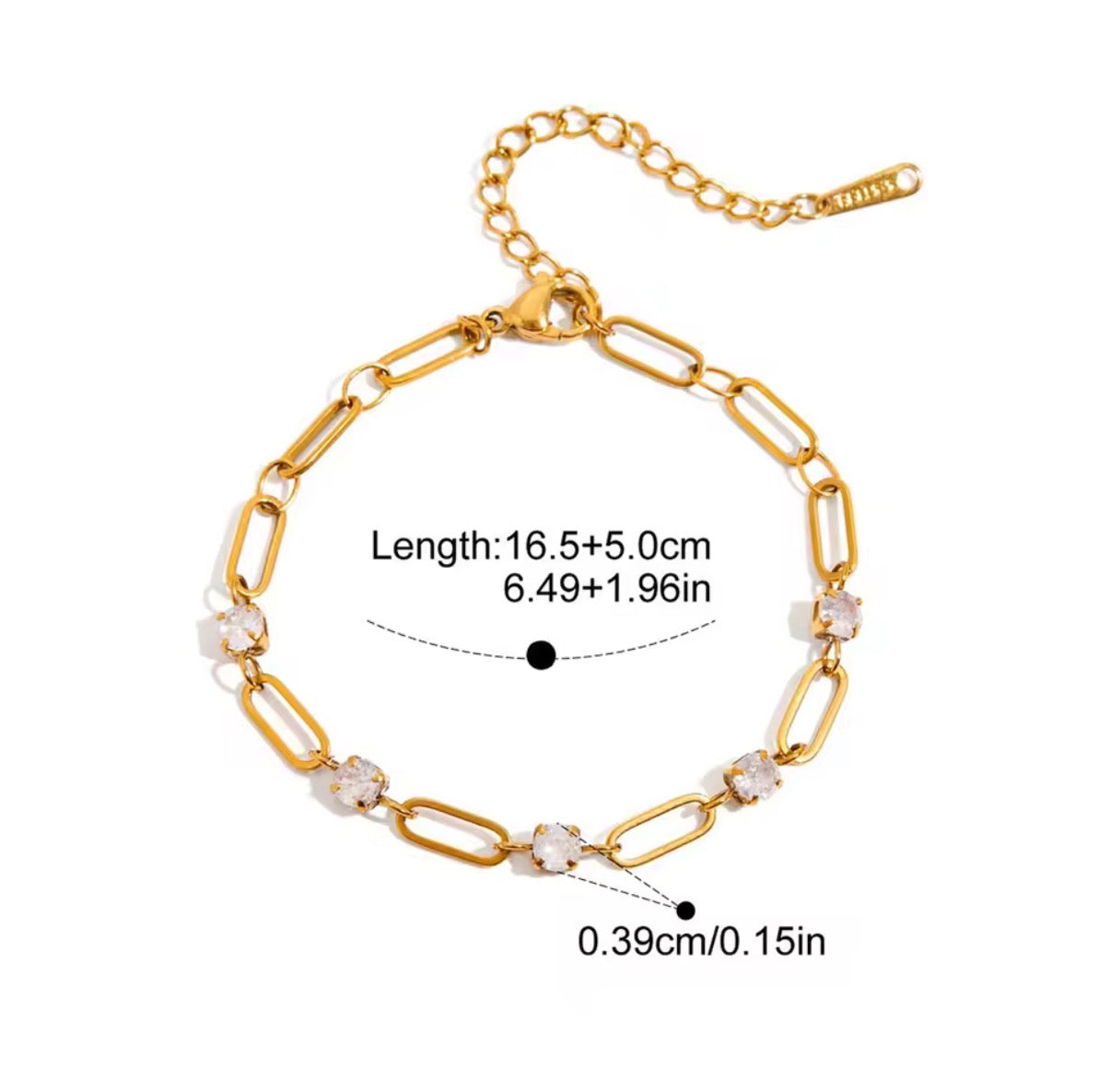 Tiffany Stainless Steel Chain Bracelet