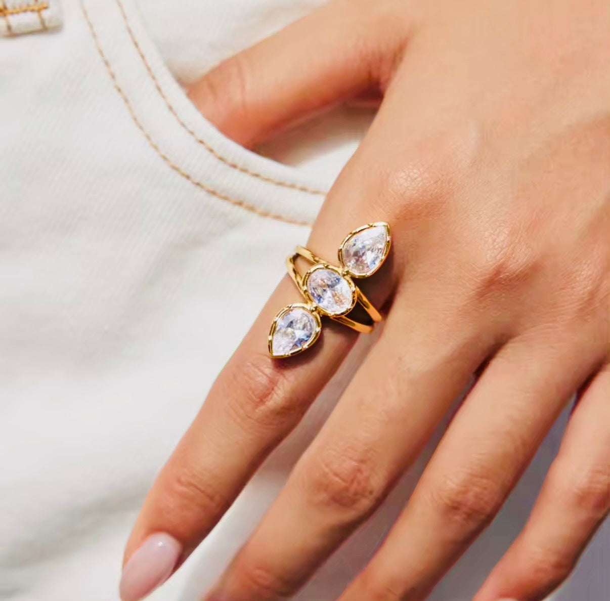 Spark Stainless Steel Ring