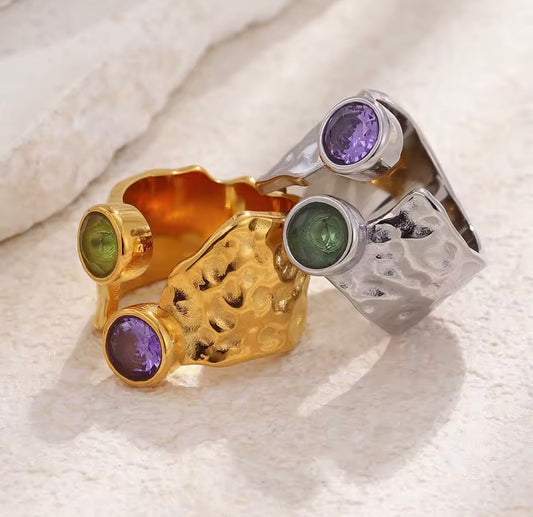 Isabela Stainless Steel Ring
