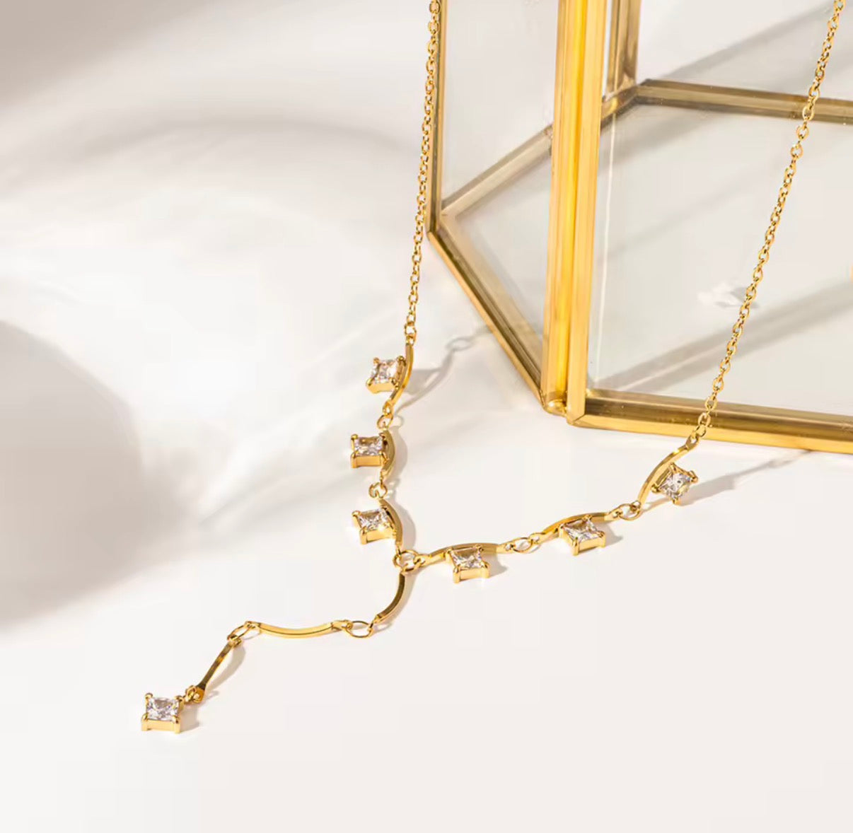 Aura Stainless Steel Necklace