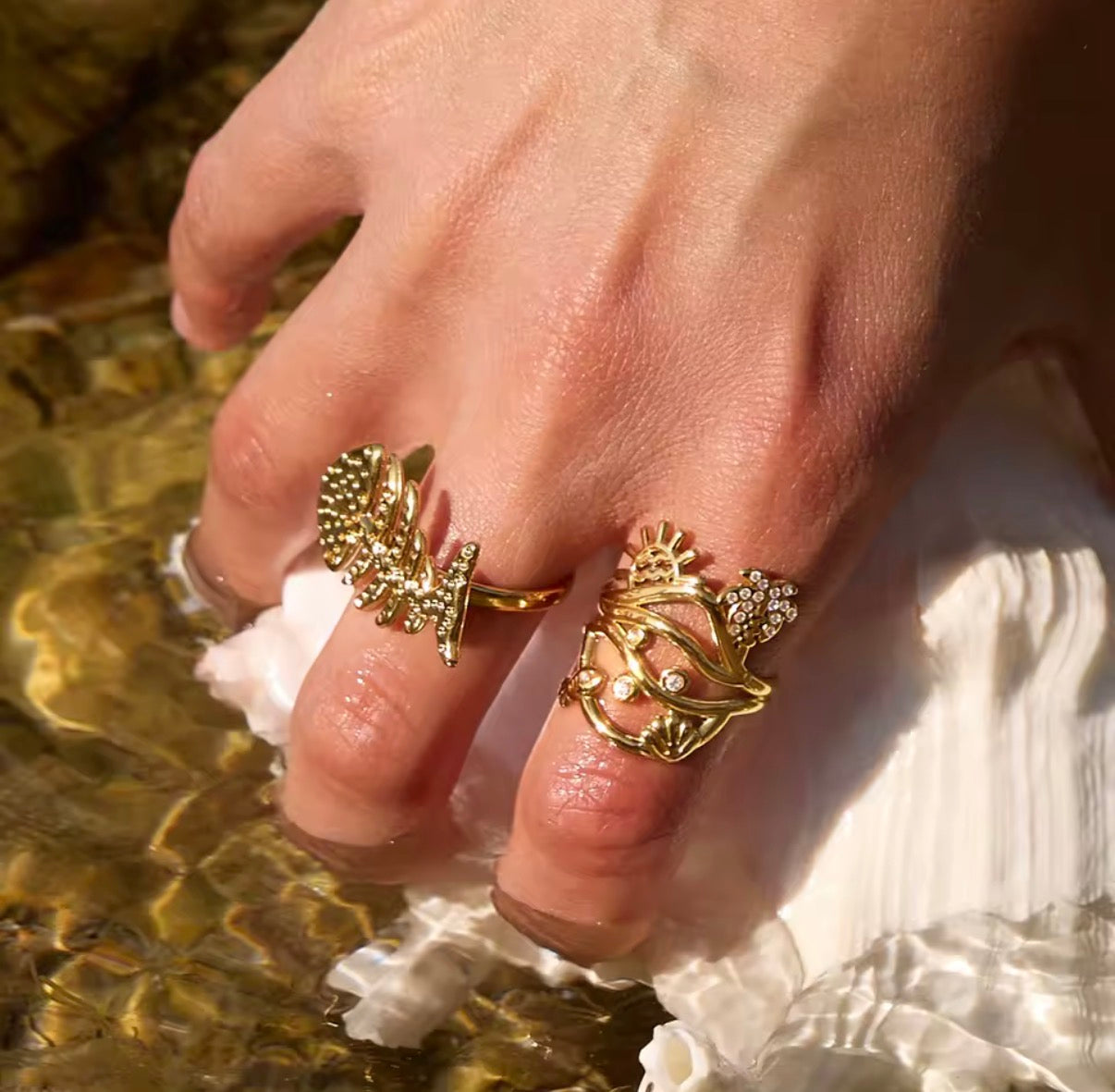 Paradise Stainless Steel Ring