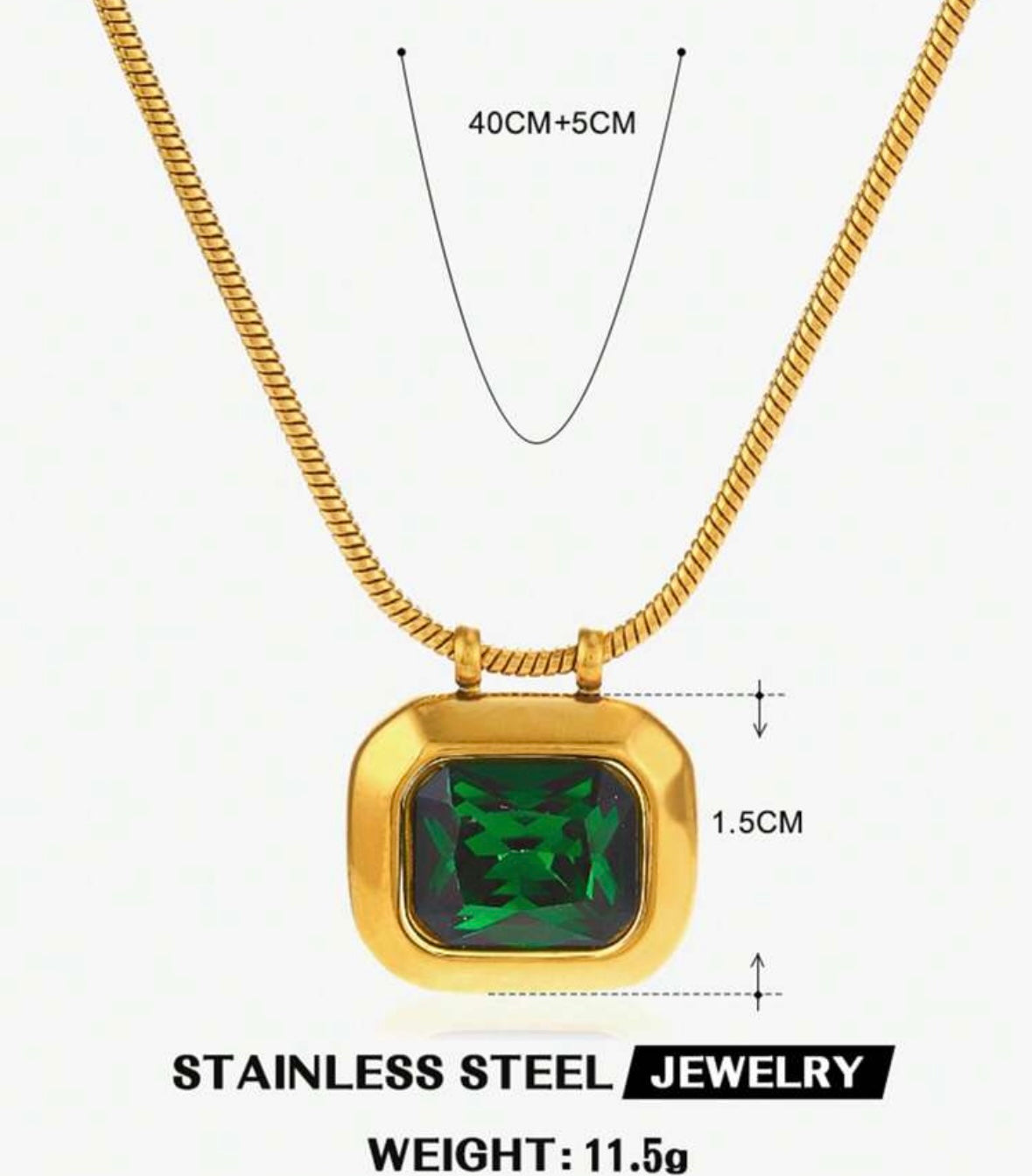 Addison Stainless Steel Necklace