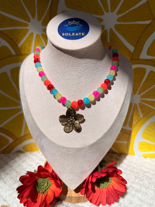 Golden Flower Necklace