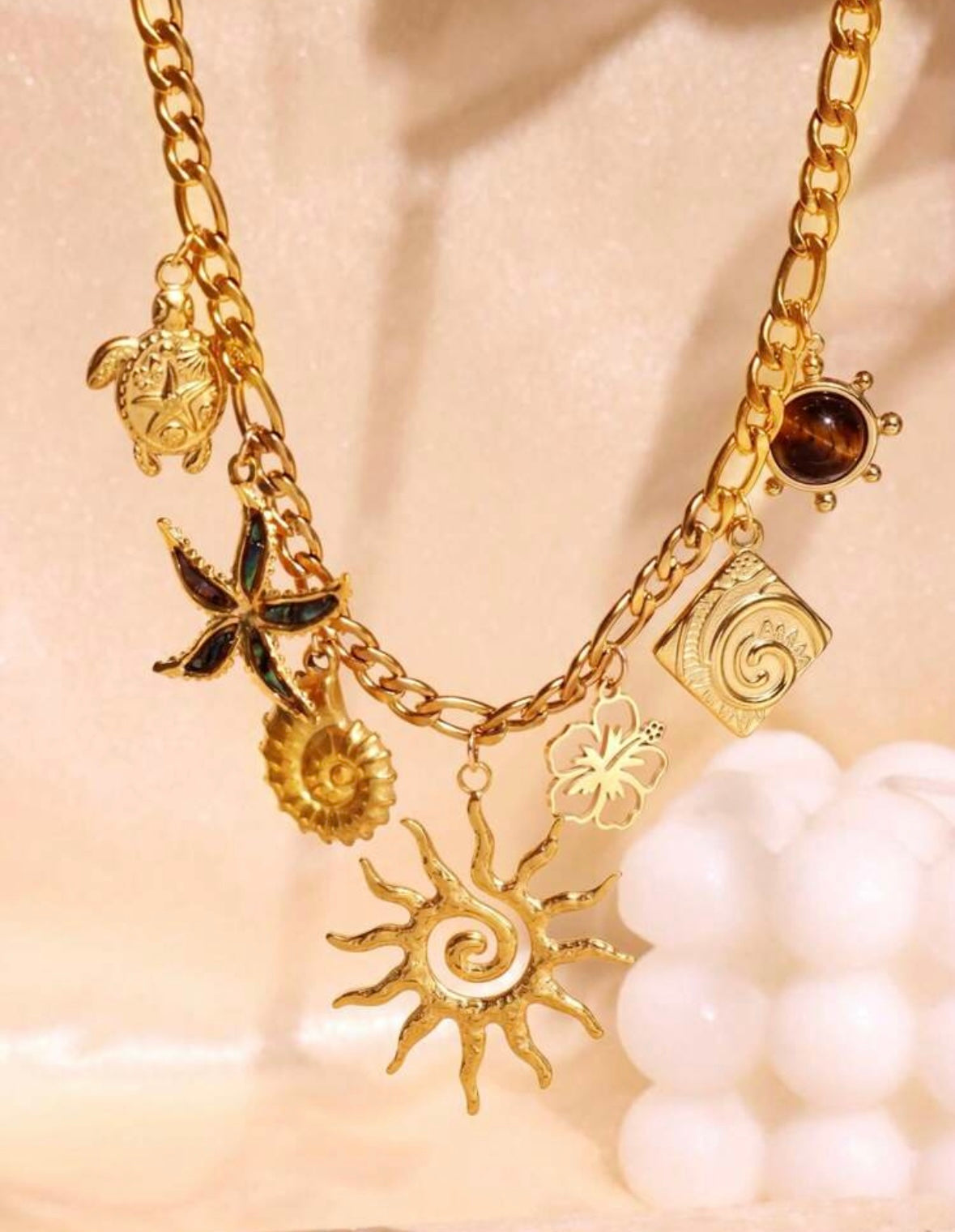Tropicaleo Stainless Steel Necklace