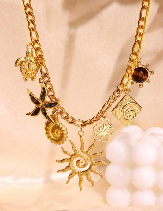 Tropicaleo Stainless Steel Necklace