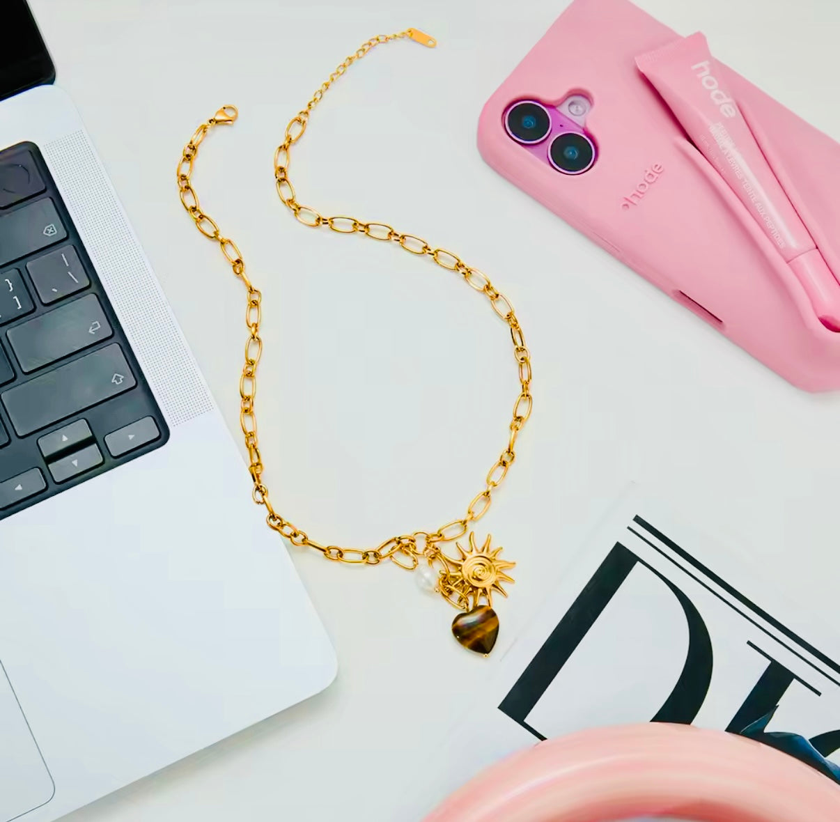 Bright Heart Stainless Steel Necklace