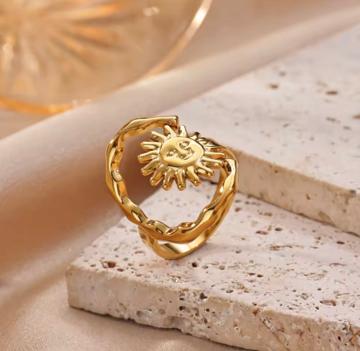 Sky Sun Stainless Steel Ring