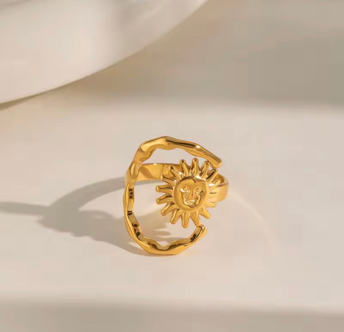 Sky Sun Stainless Steel Ring