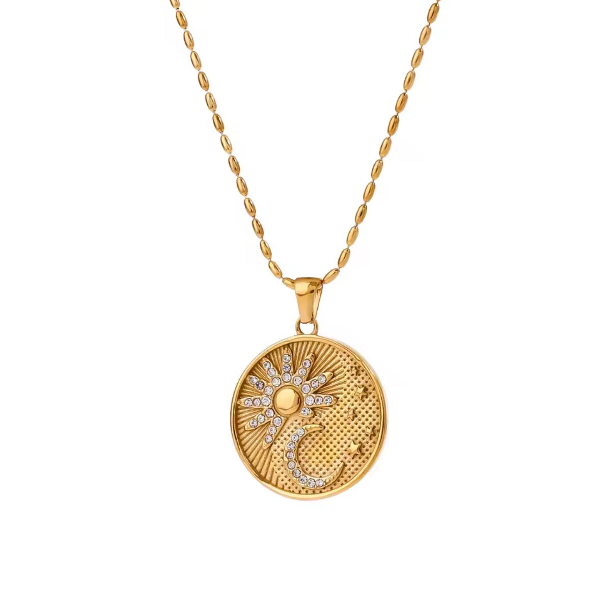 Solaris Stainless Steel Necklace