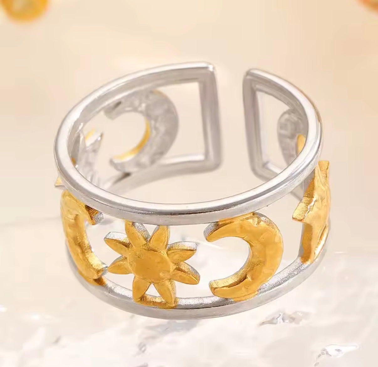 Solaris Stainless Steel Ring