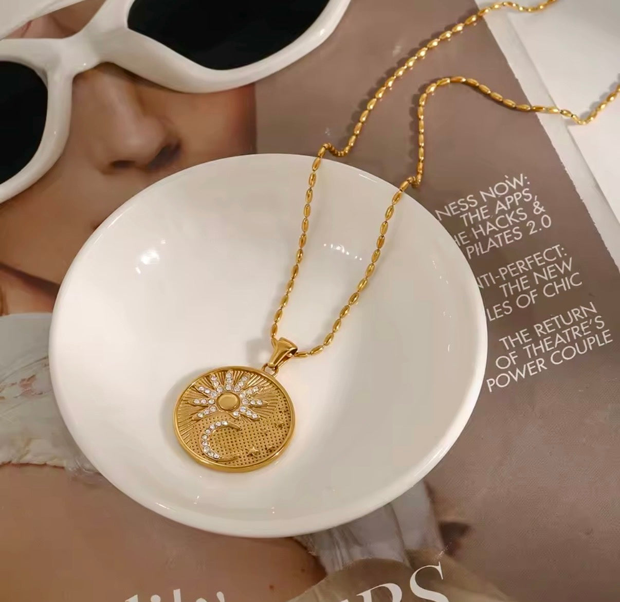 Solaris Stainless Steel Necklace