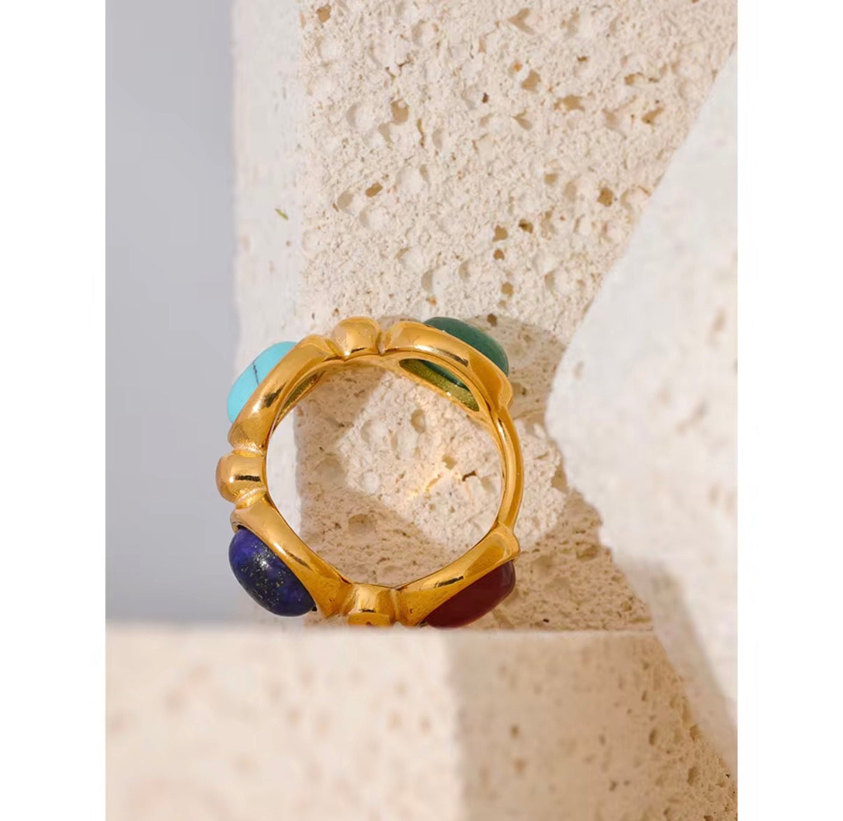 Calypso Stainless Steel Ring