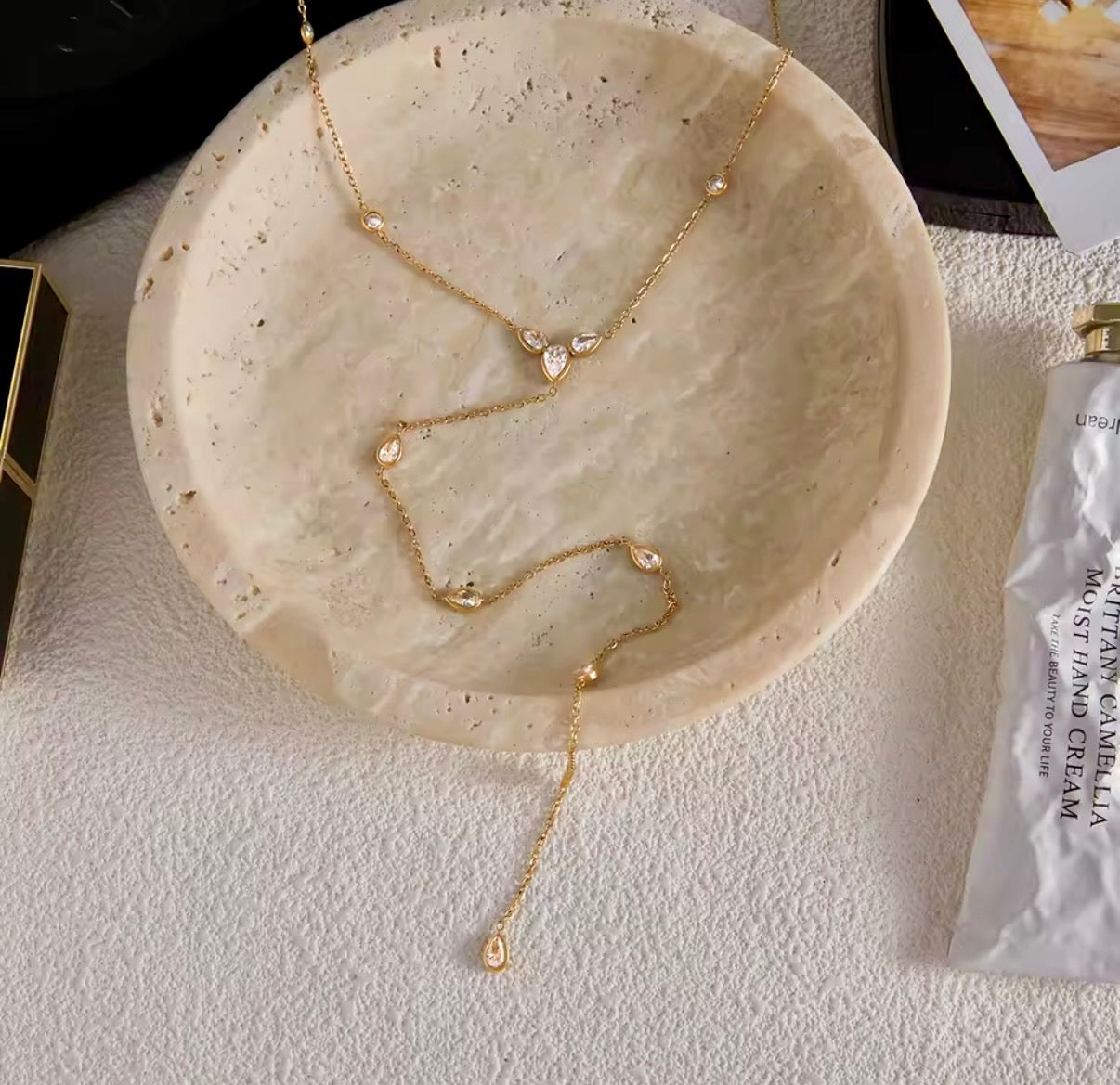 Shimmer Stainless Steel Necklace