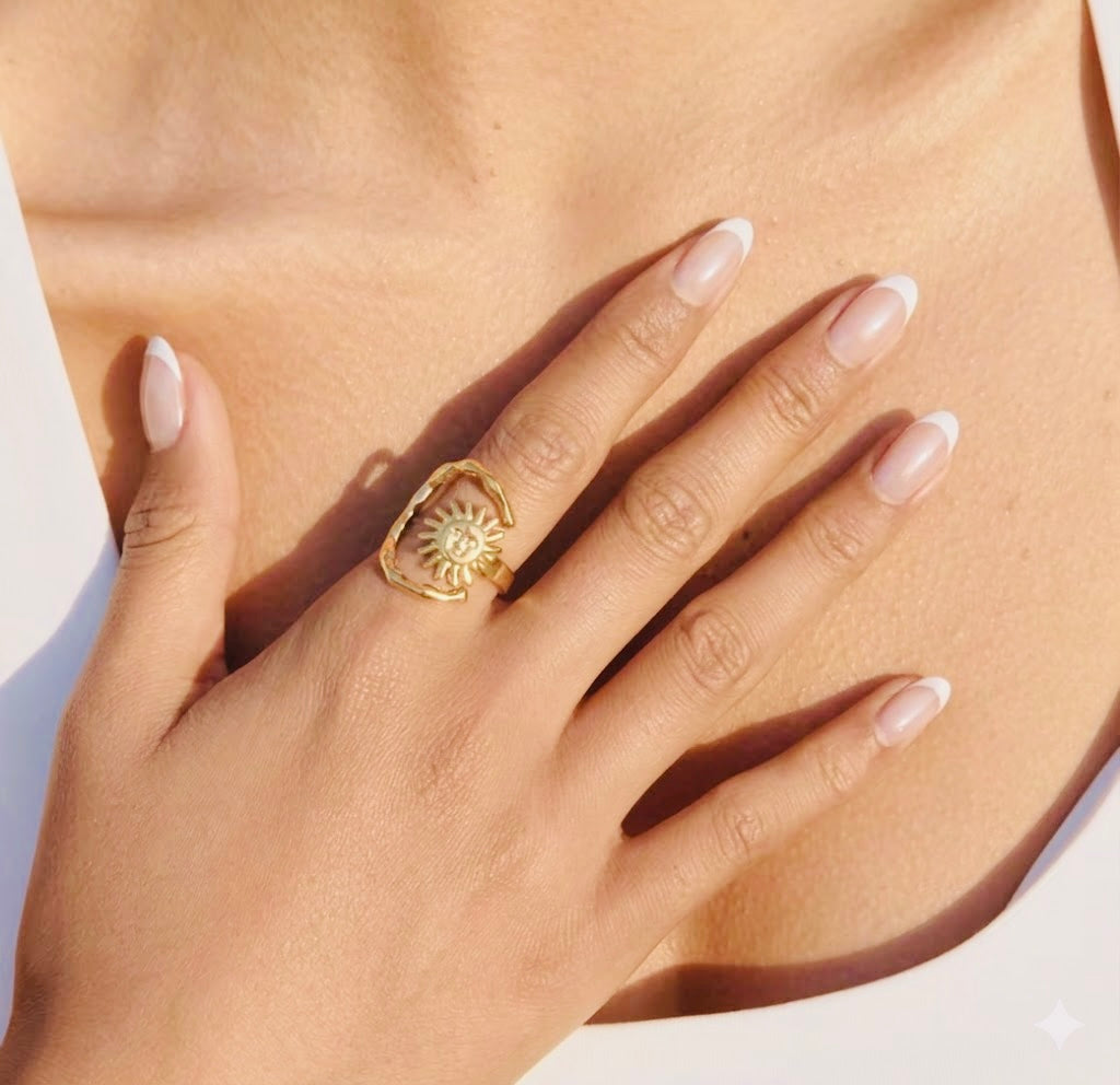 Sky Sun Stainless Steel Ring