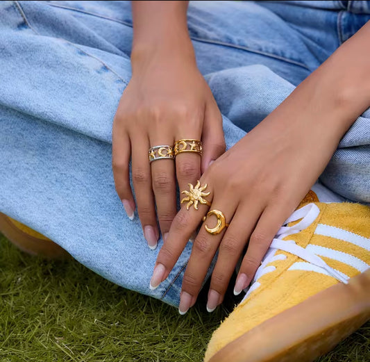 Cosmic Stainless Steel Ring