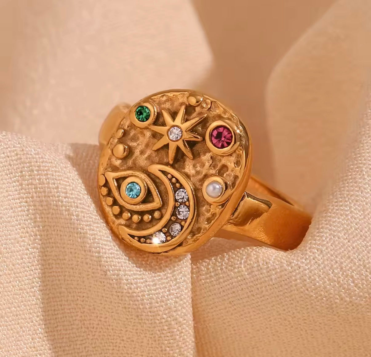 Celestial Stainless Steel Ring