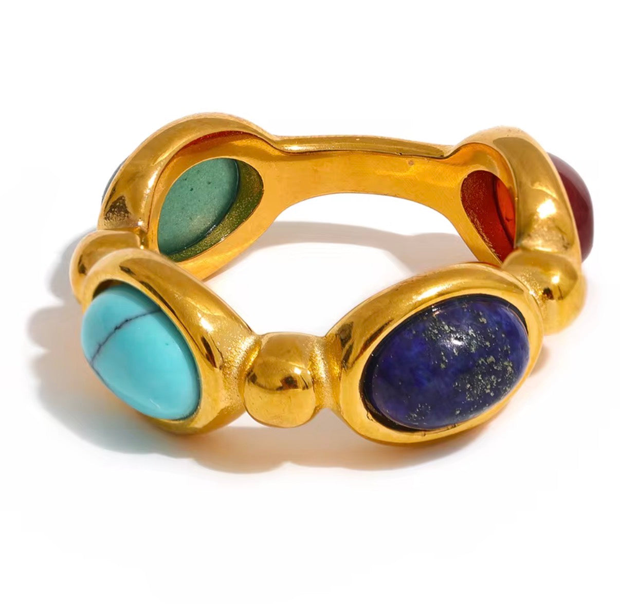 Calypso Stainless Steel Ring