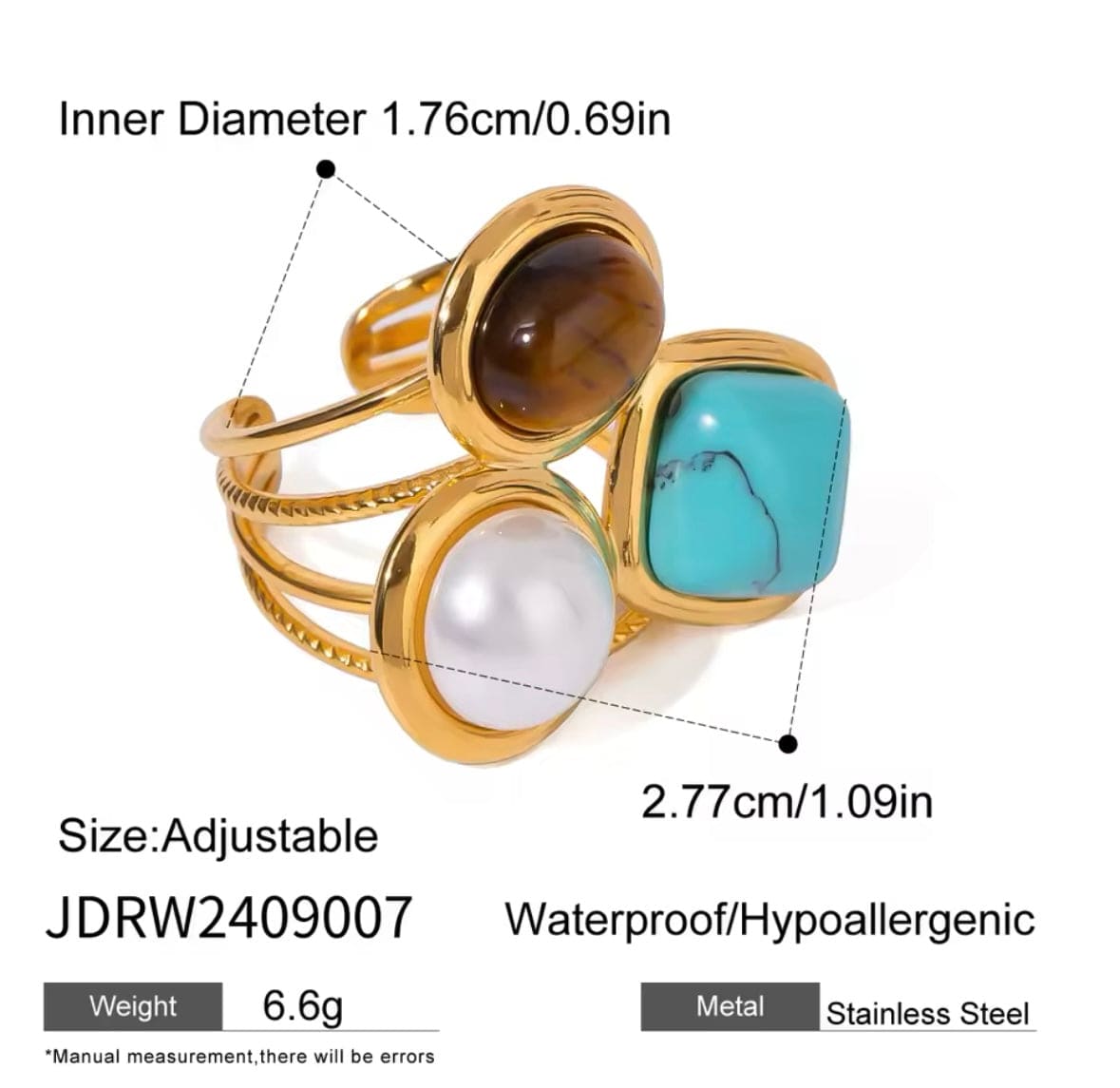 Ella Stainless Steel Ring