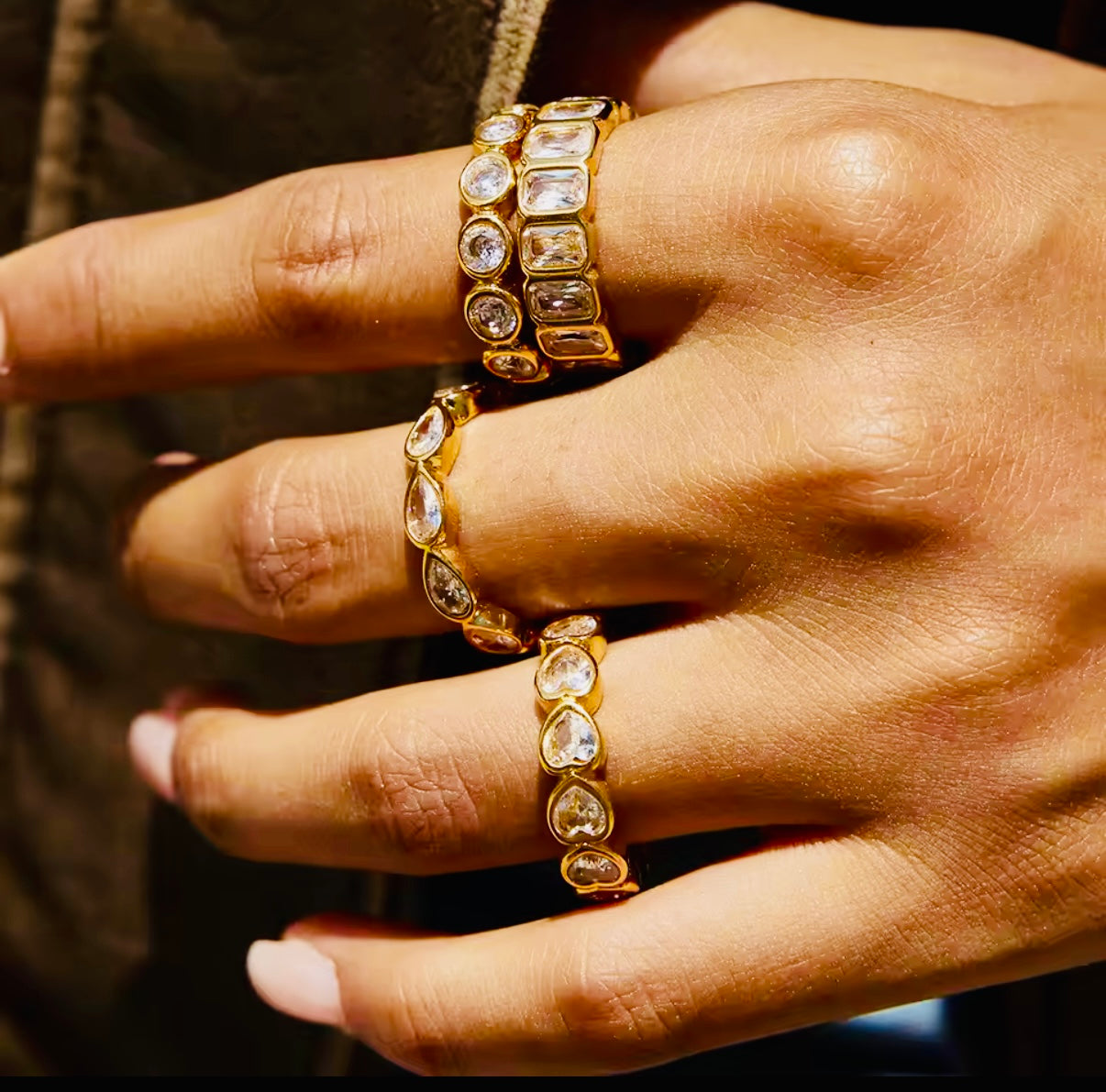 Radiant Stainless Steel Ring