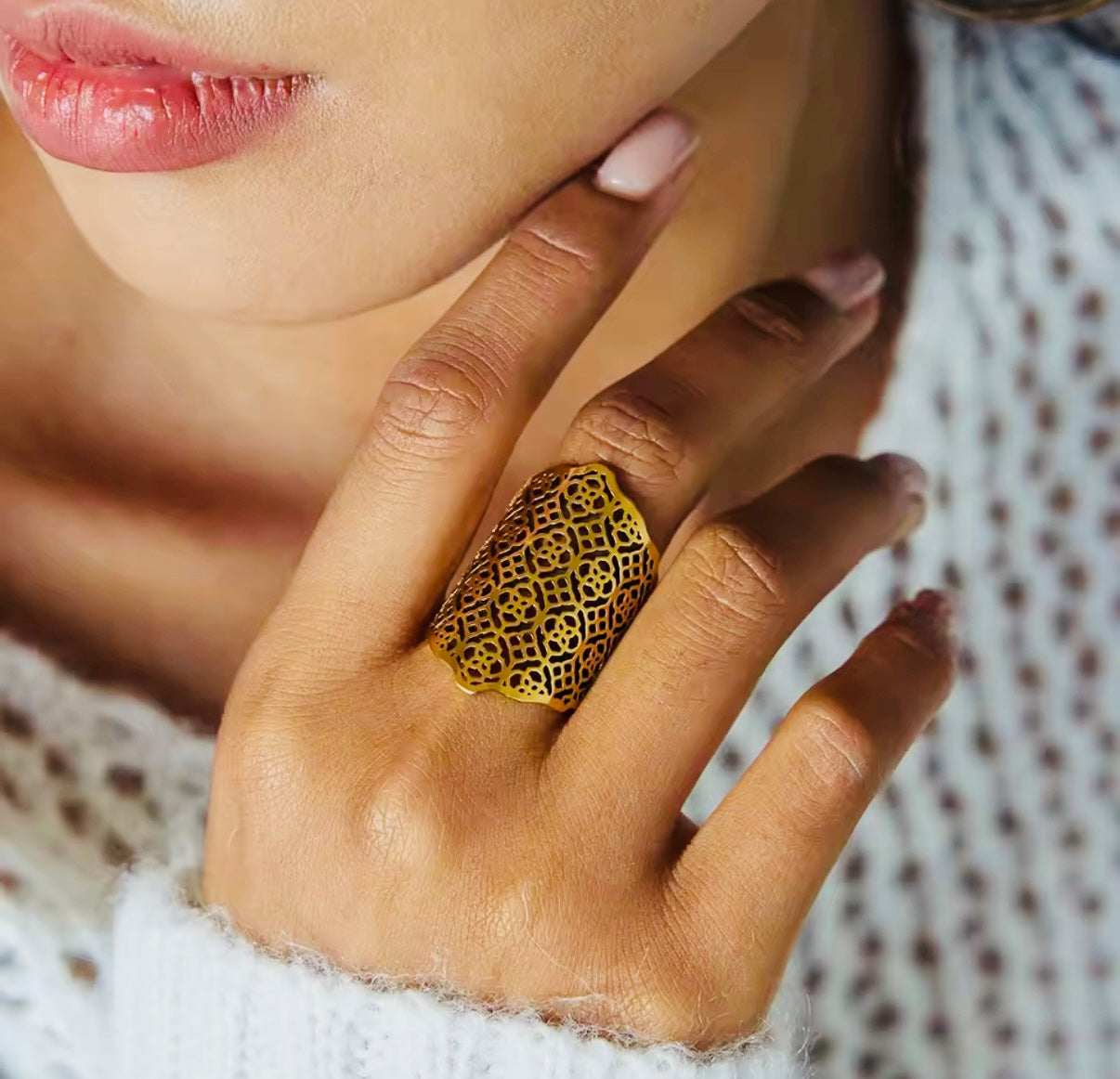 Greece Stainless Steel Ring