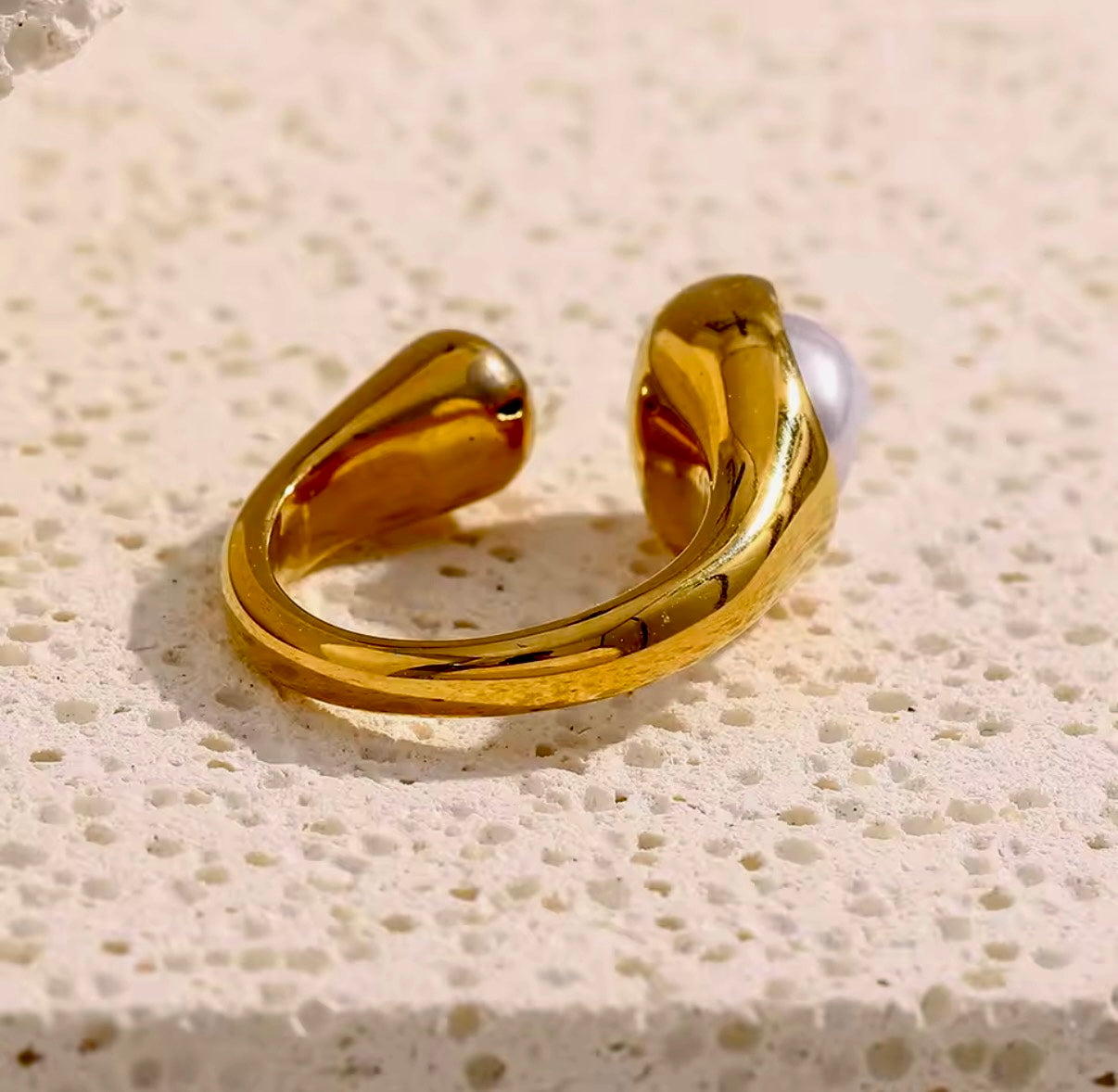 Jollie Drop Stainless Steel Ring