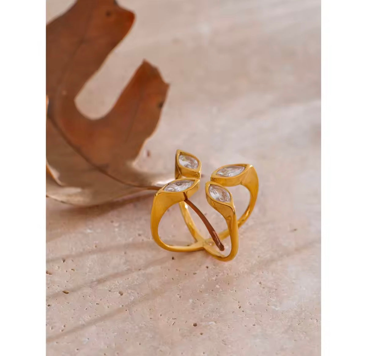 Helen Stainless Steel Ring