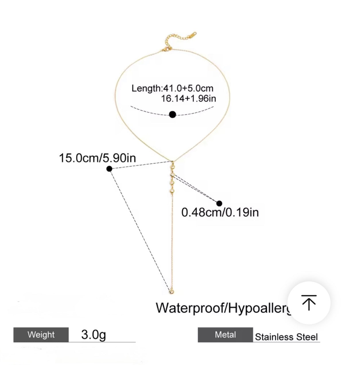 Briana Stainless Steel Necklace