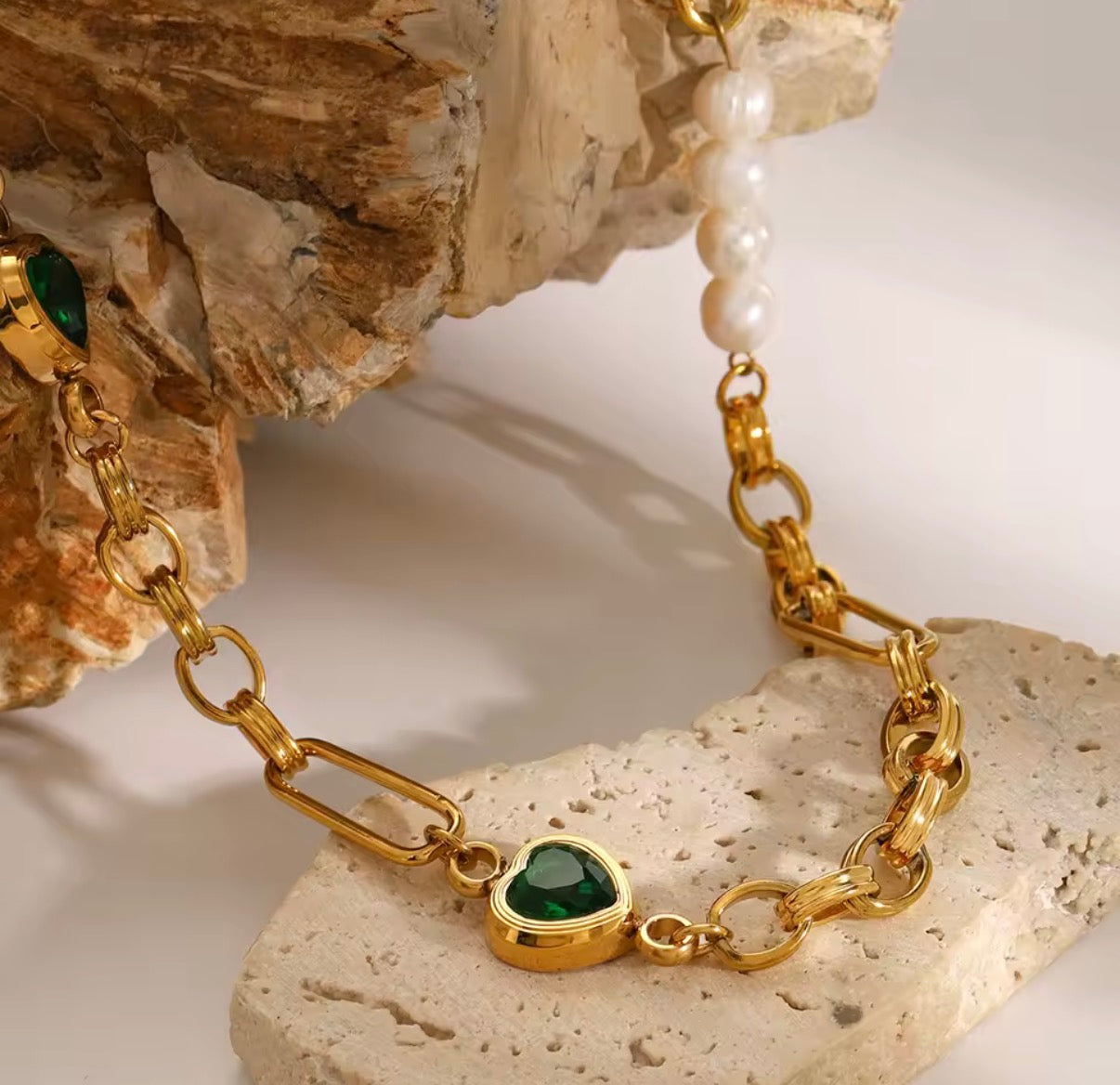 Radiant Stainless Steel Necklace Set