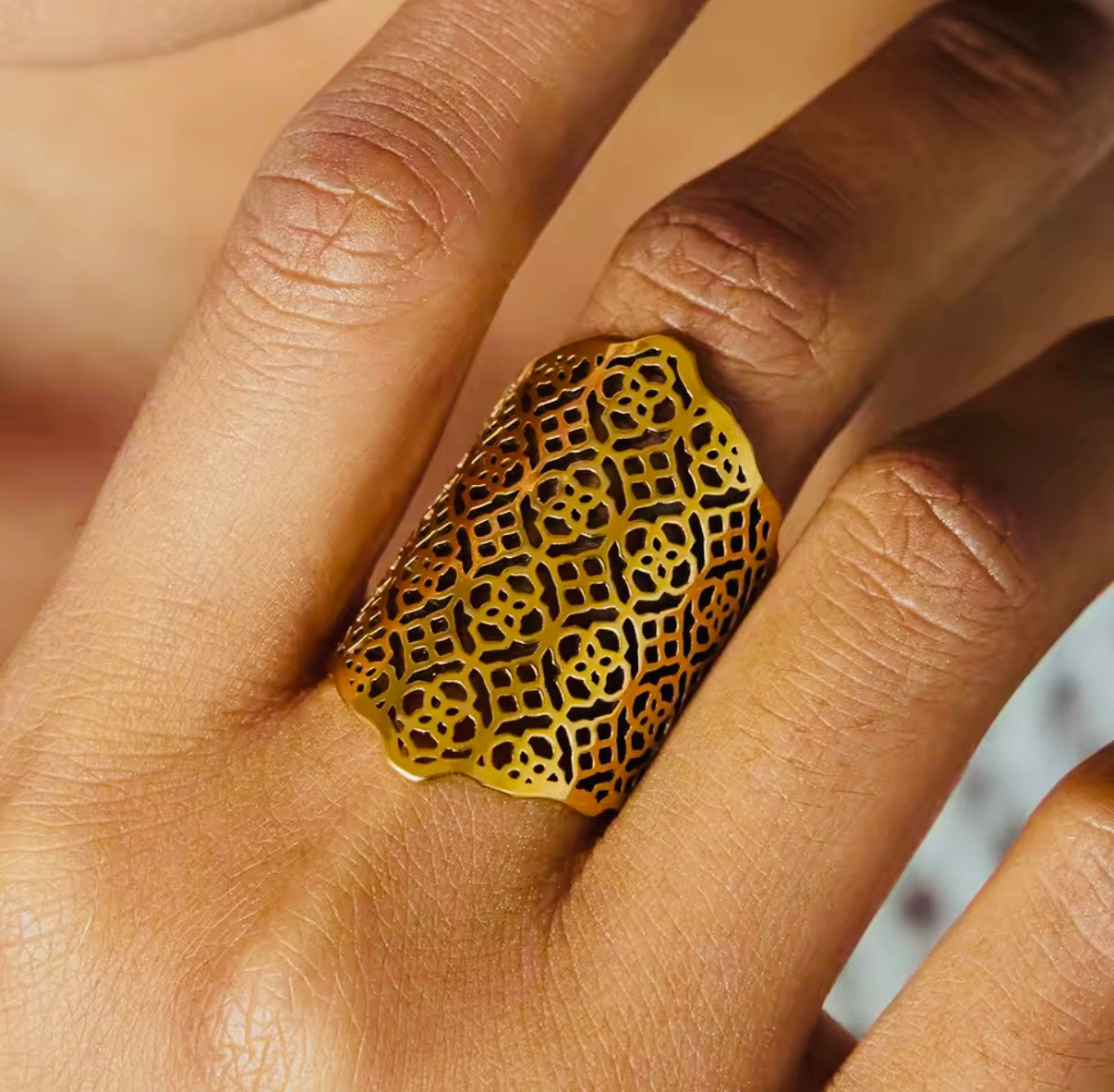 Greece Stainless Steel Ring