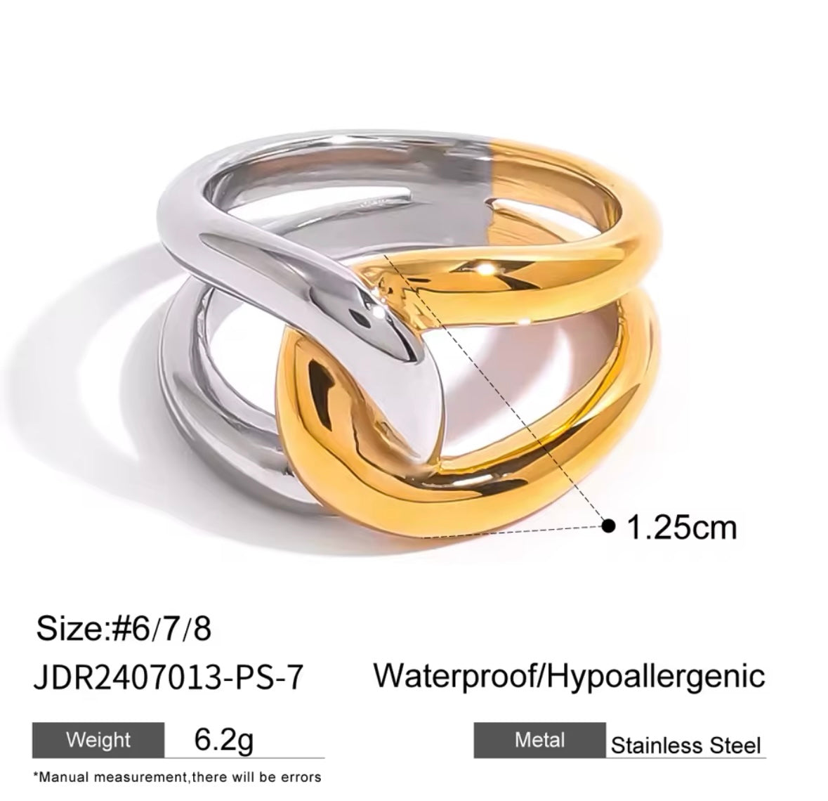 Kelly Stainless Steel Ring