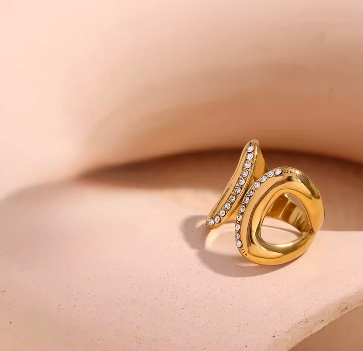 Belle Stainless Steel Ring