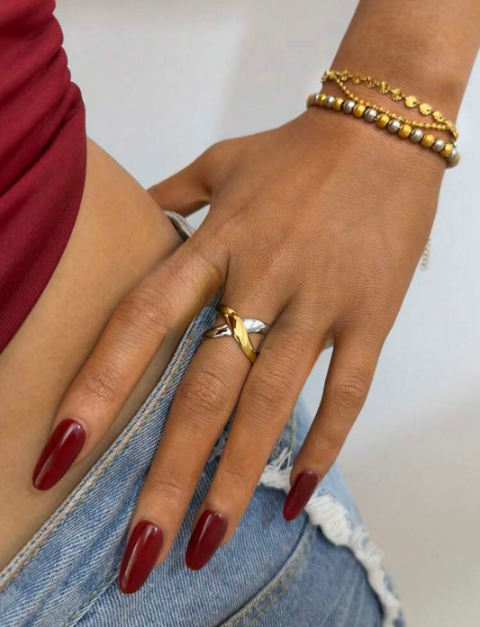 Belle Stainless Steel Ring