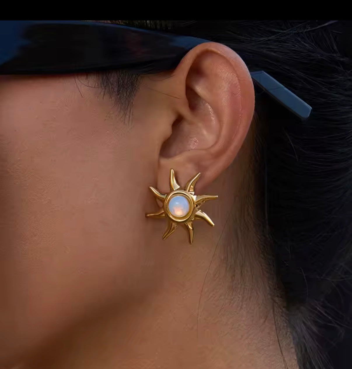 Sunny Mode Stainless Steel Earrings