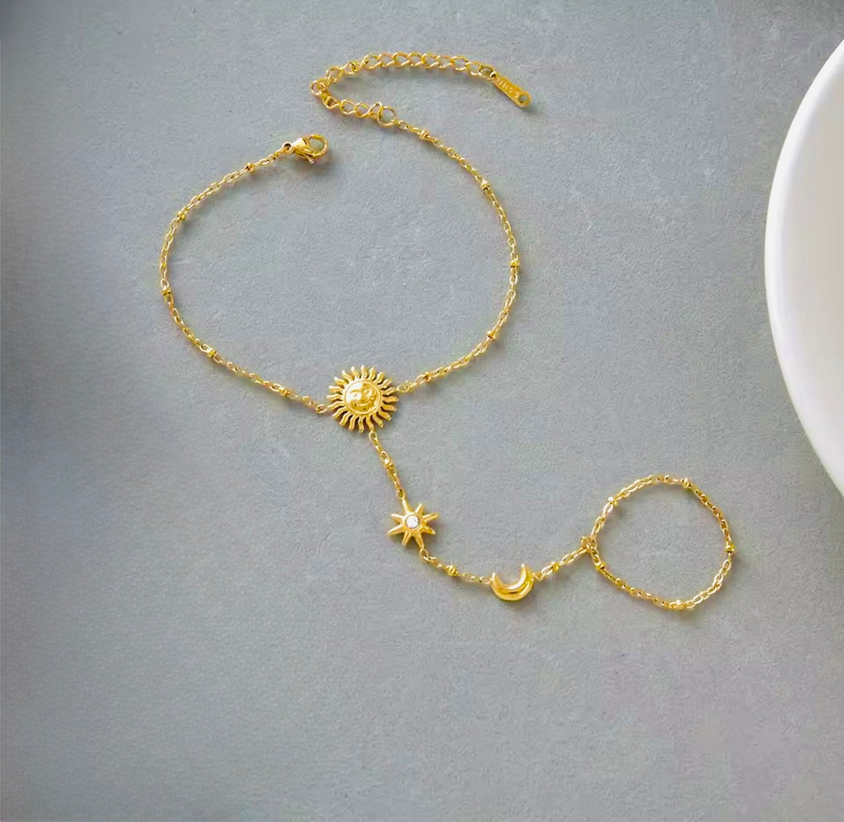 Glowing Stainless Steel Chain Bracelet