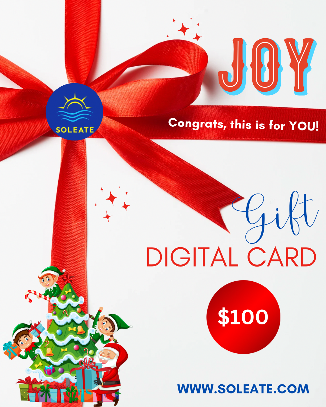 SOLEATE $100 GIFT CARD🎁