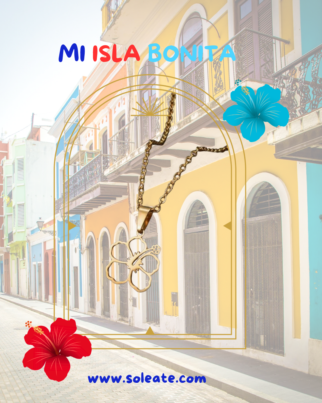 Flor de Maga Stainless Steel Necklace