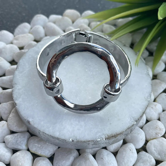 Circle of Love Bracelet 24k Silver Plated