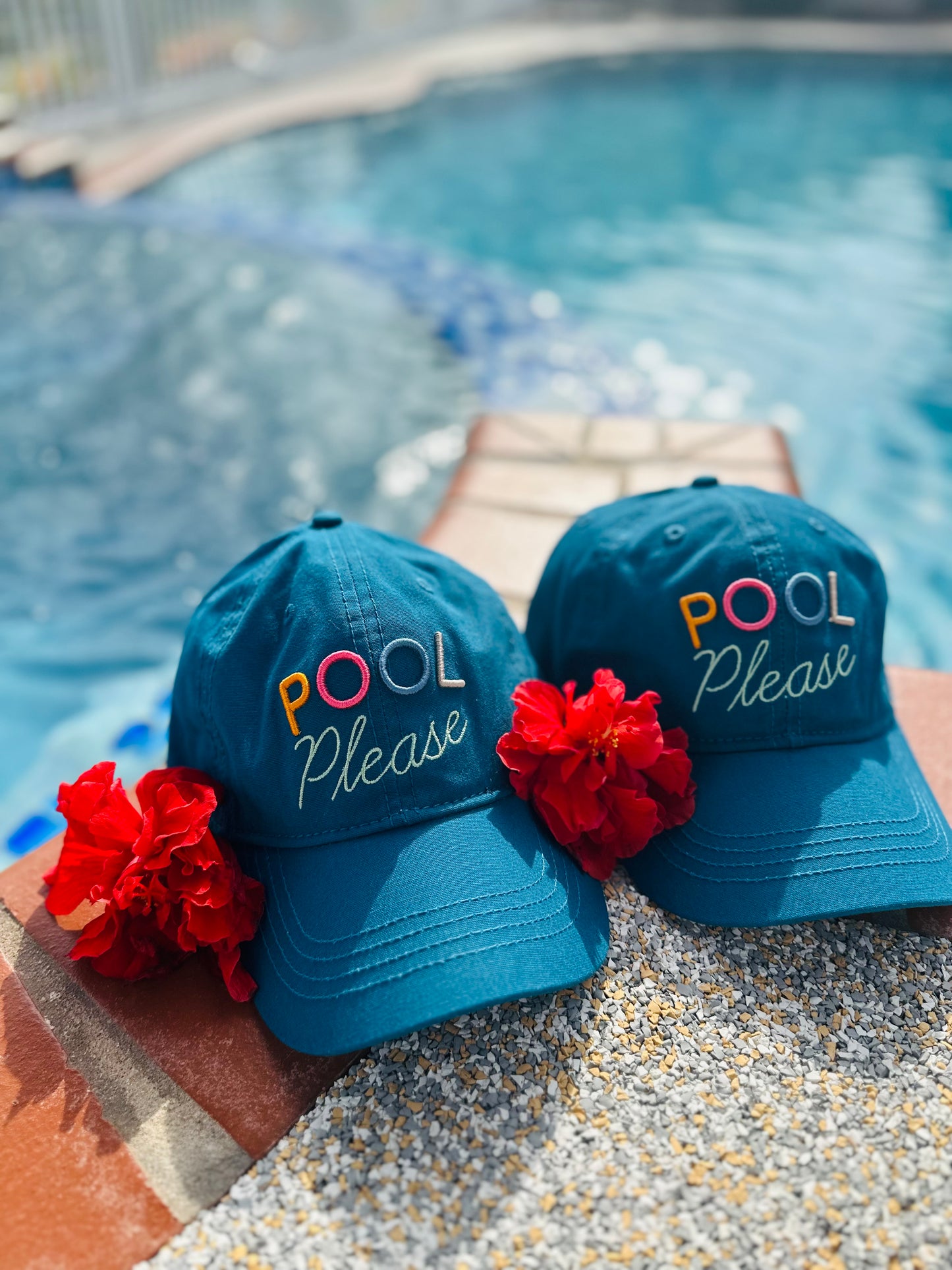 Summer “Pool Please” Cap