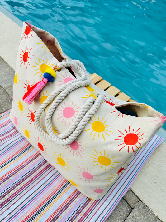 Colorful Sun- Handbag