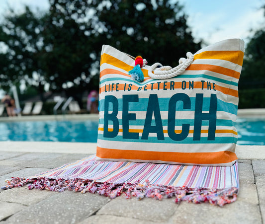 Life is Better on The Beach - Handbag